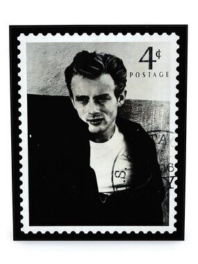 James Dean Postage Stamp Artwork